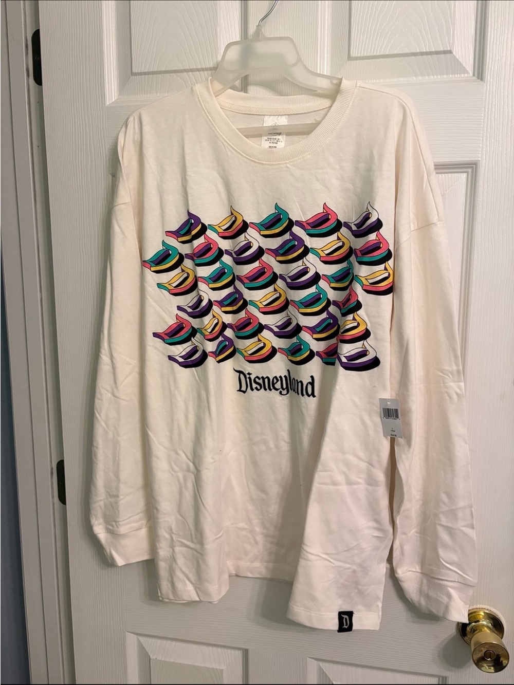 Disney Parks Disneyland Happiest Place on Earth Long Sleeve T-Shirt medium large